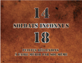 Grande guerre 14 18 - Livre d'artiste - Petites réflexions à faire mûrir soi-même - 1914 1918 - Soldats inconnus - Poèmes - Édition limitée - Éric Plateau - 